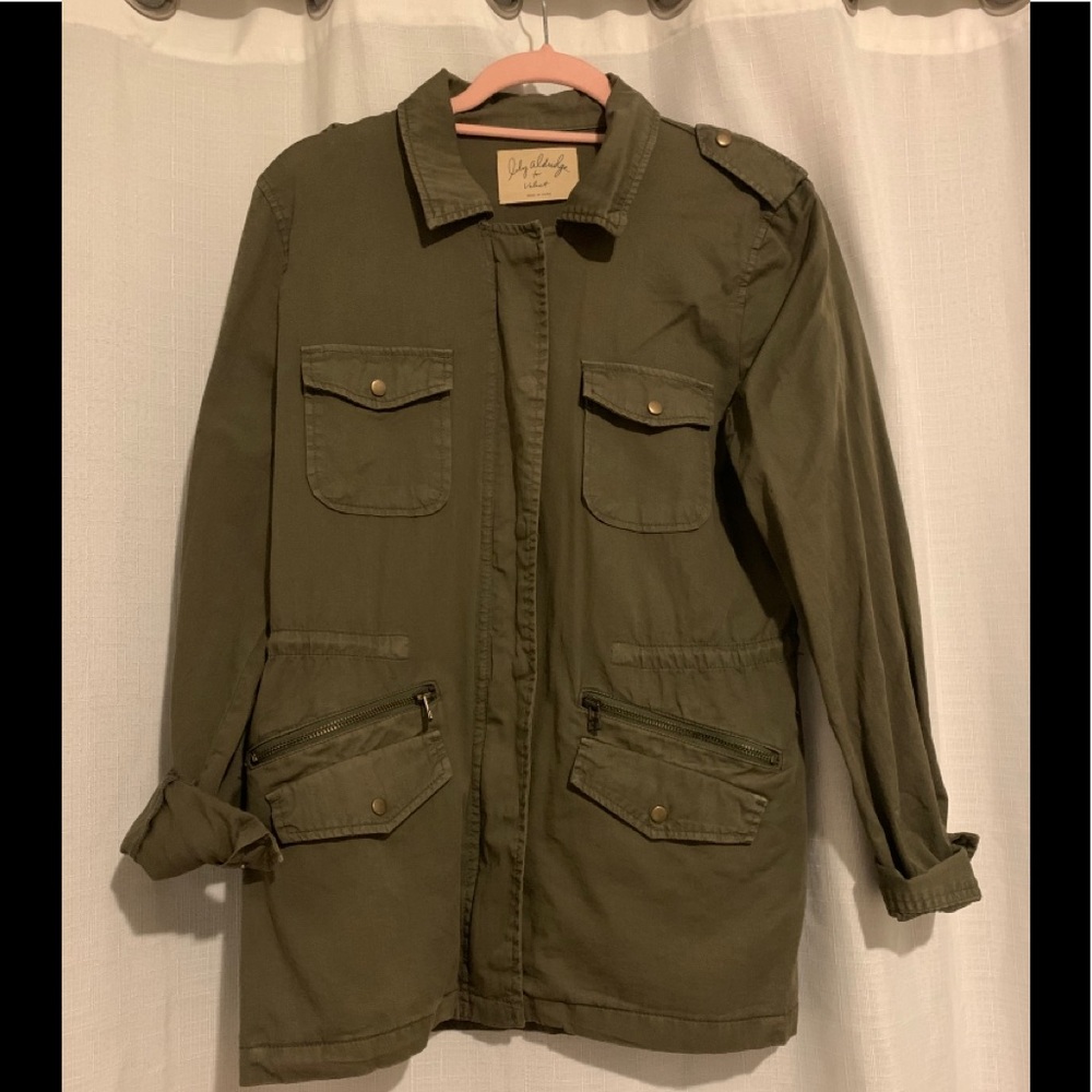 Velvet By Graham and Spencer Ruby Army Jacket